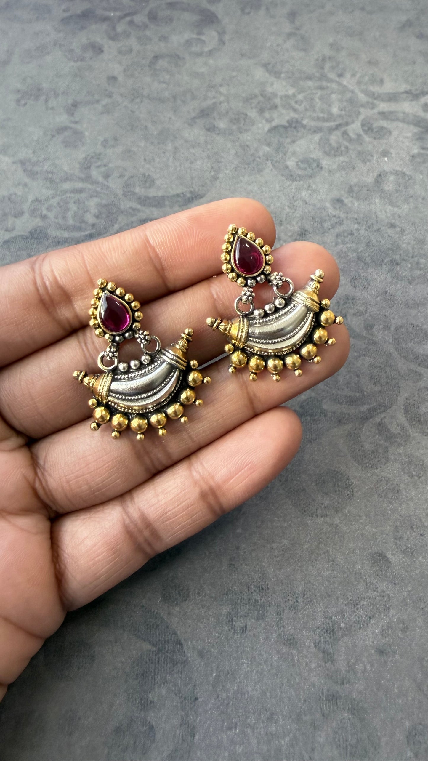 Dia Dual-tone Earrings