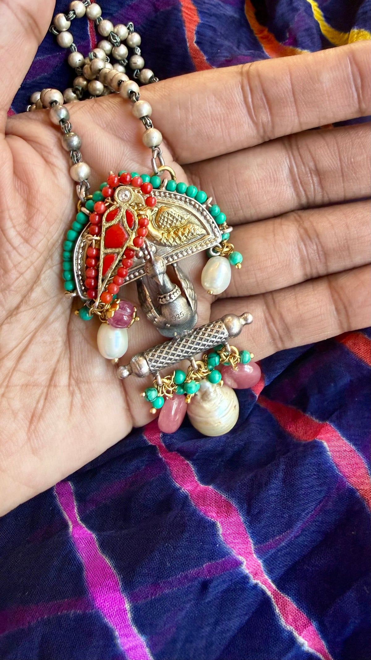 Saanjh Parrot Necklace