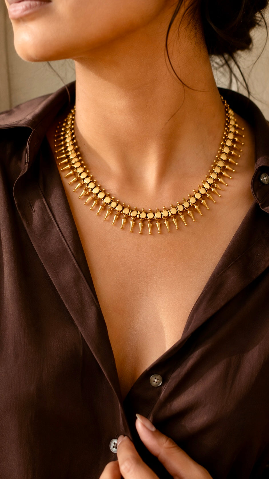 Veda Gold Necklace
