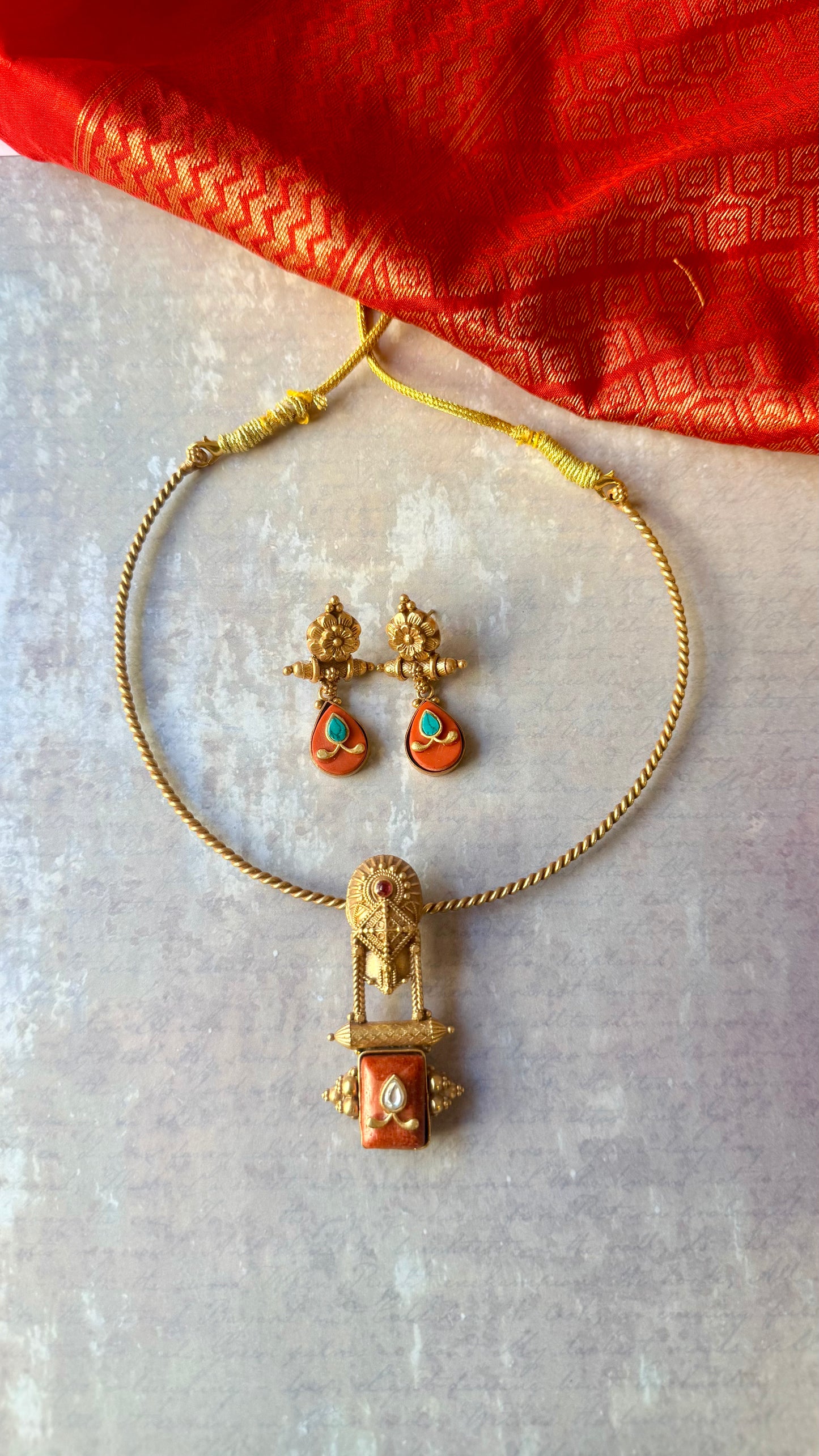 Coral Hasli Necklace