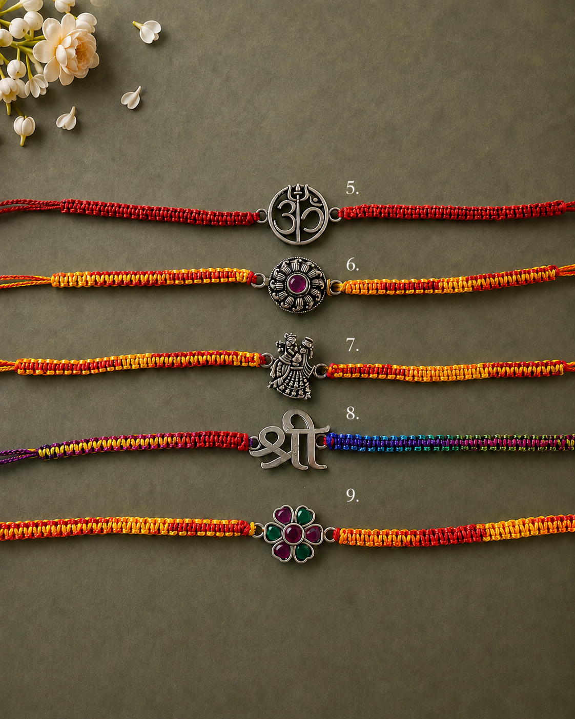 Silver Rakhi