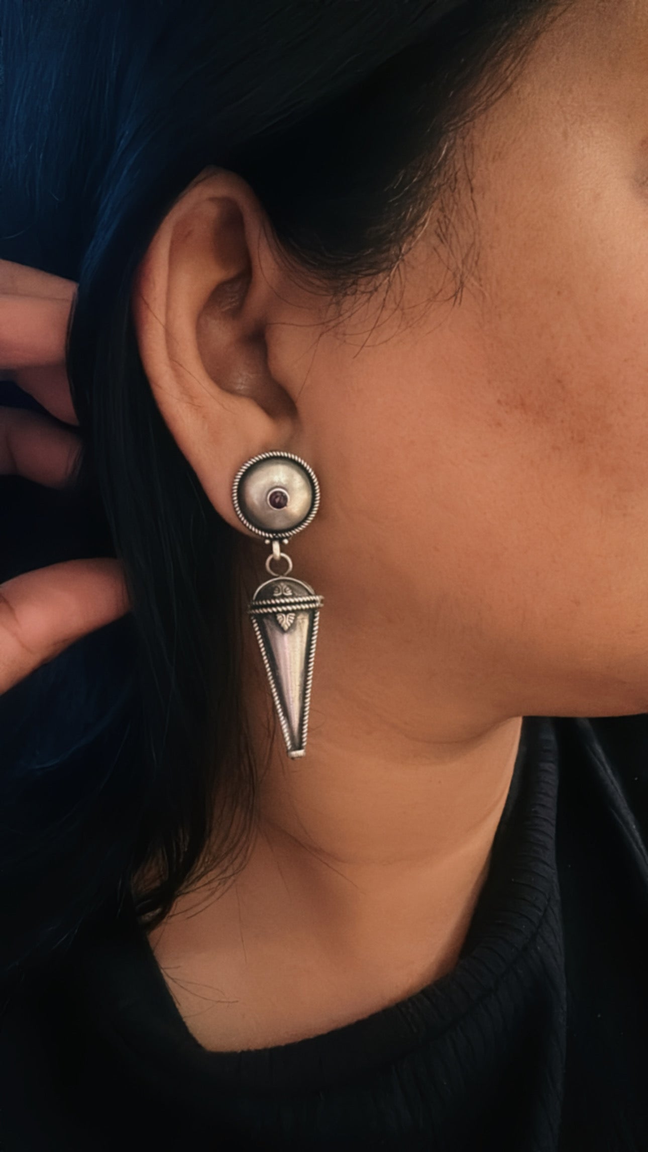 Tricone Earrings