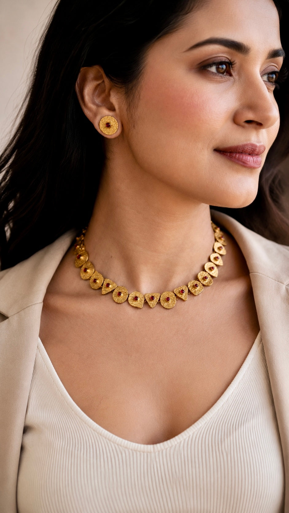 Tarash Necklace – Ruby
