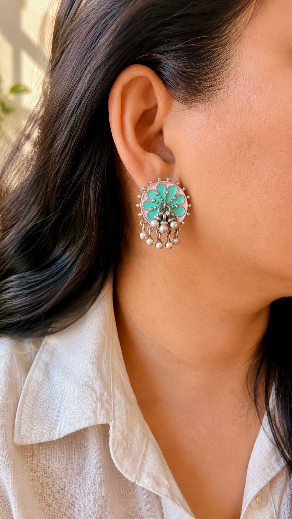 Aqua Bloom Studs