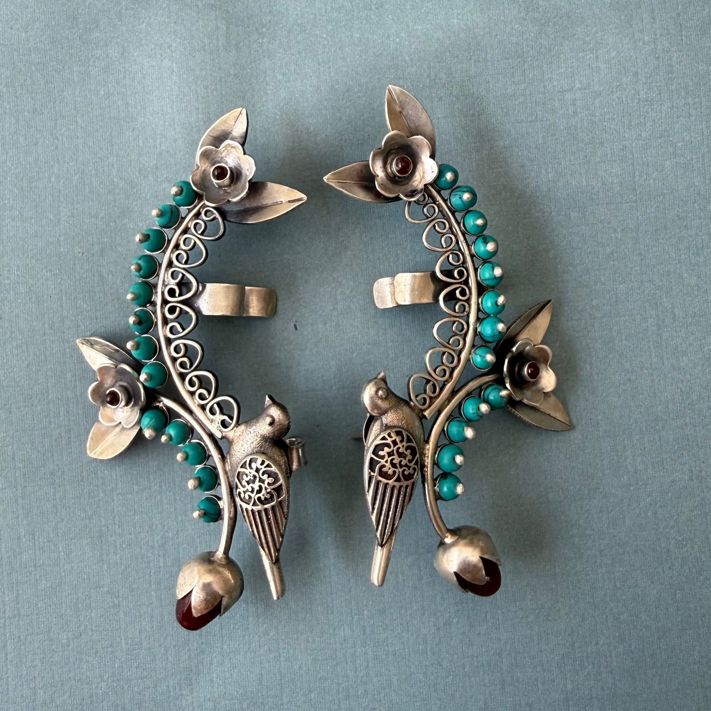Vana Birdsong Silver Ear Cuffs
