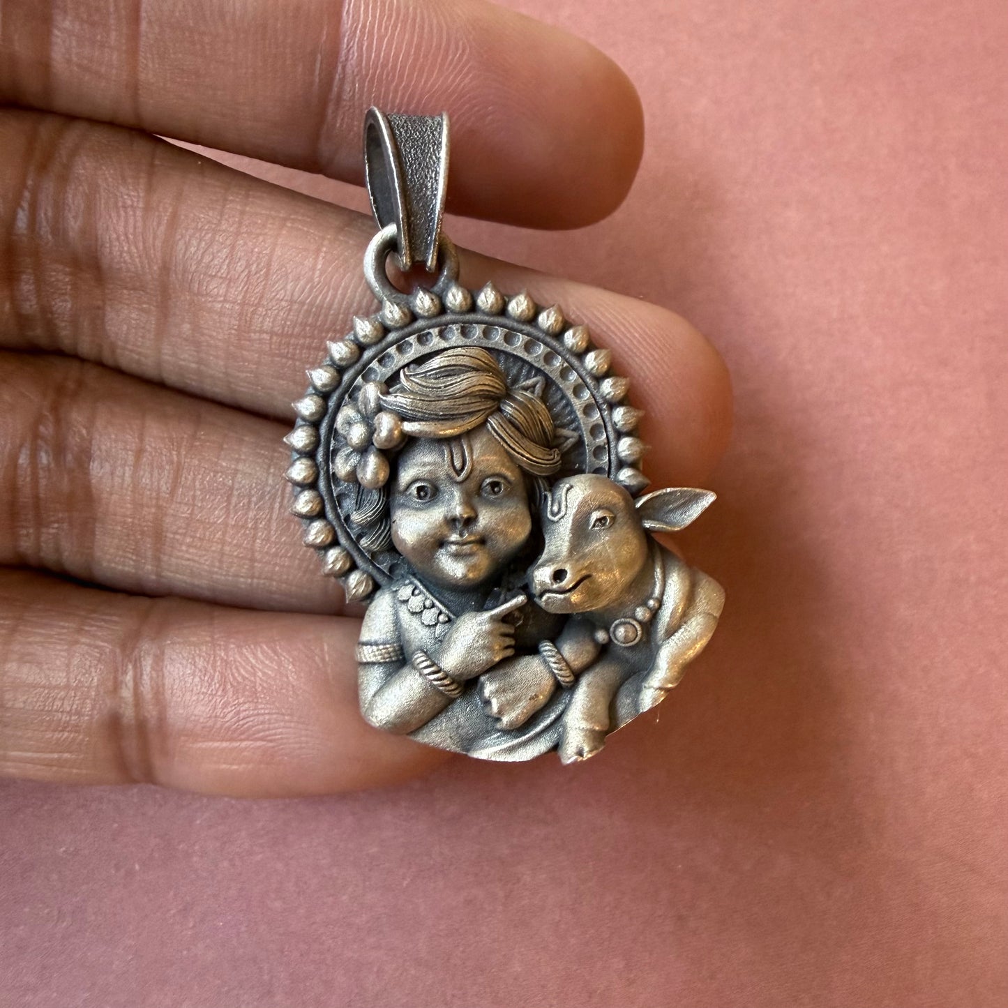 Bal Krishna 3D Pendant
