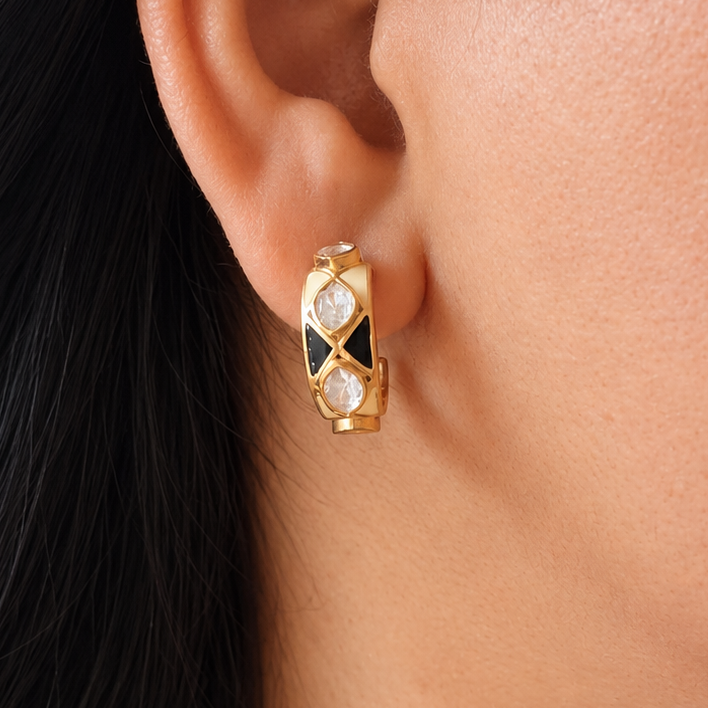 Rasa Mini Polki Earrings