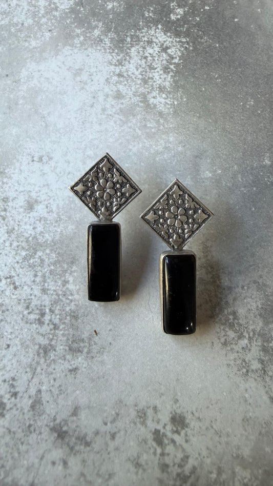 Onyx Drop Earrings