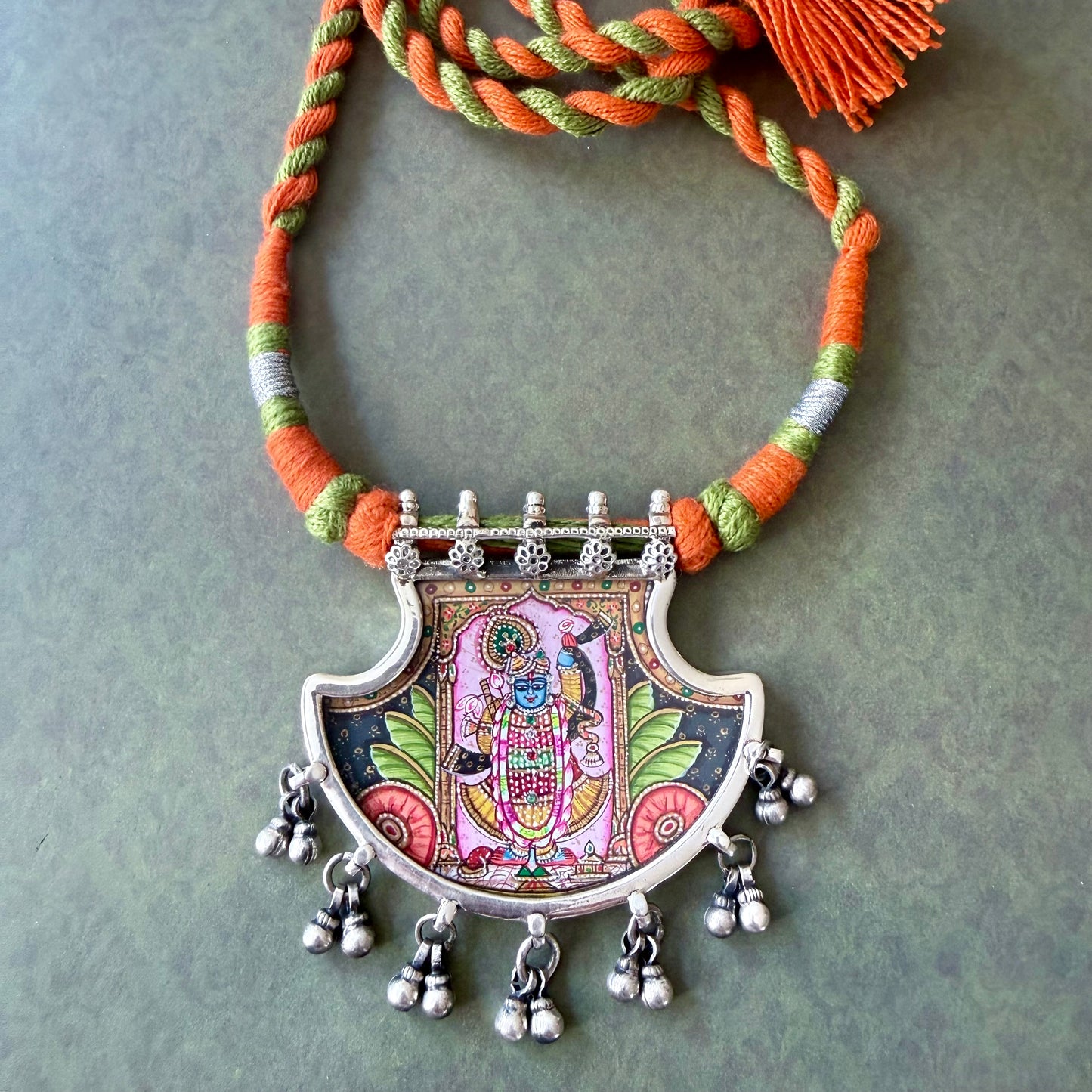 Leela – Shreenath Ji Pendant with Dori
