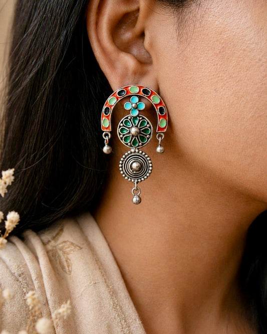 Jeeva Bloom Drop Earrings