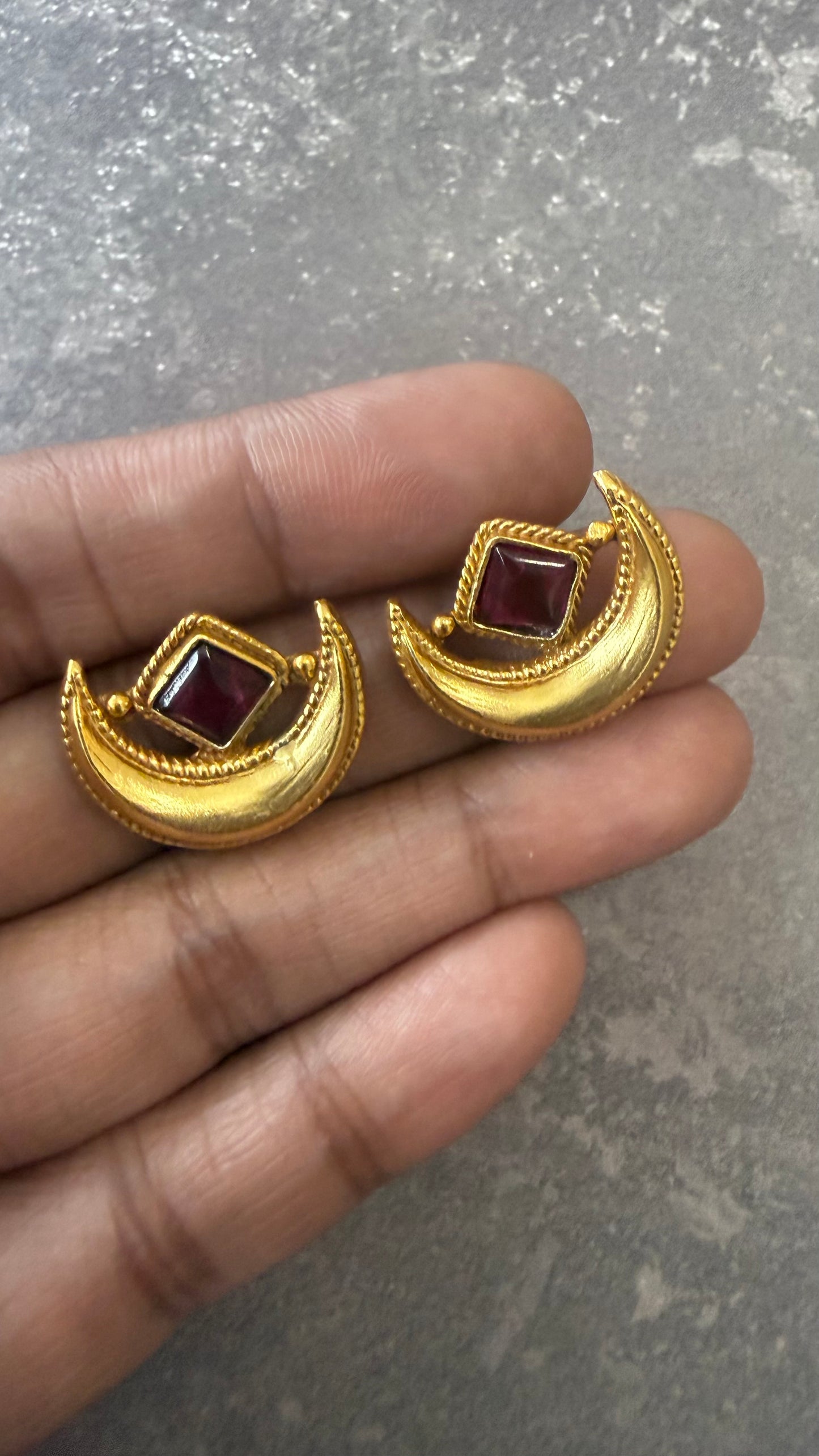 Crescent Studs