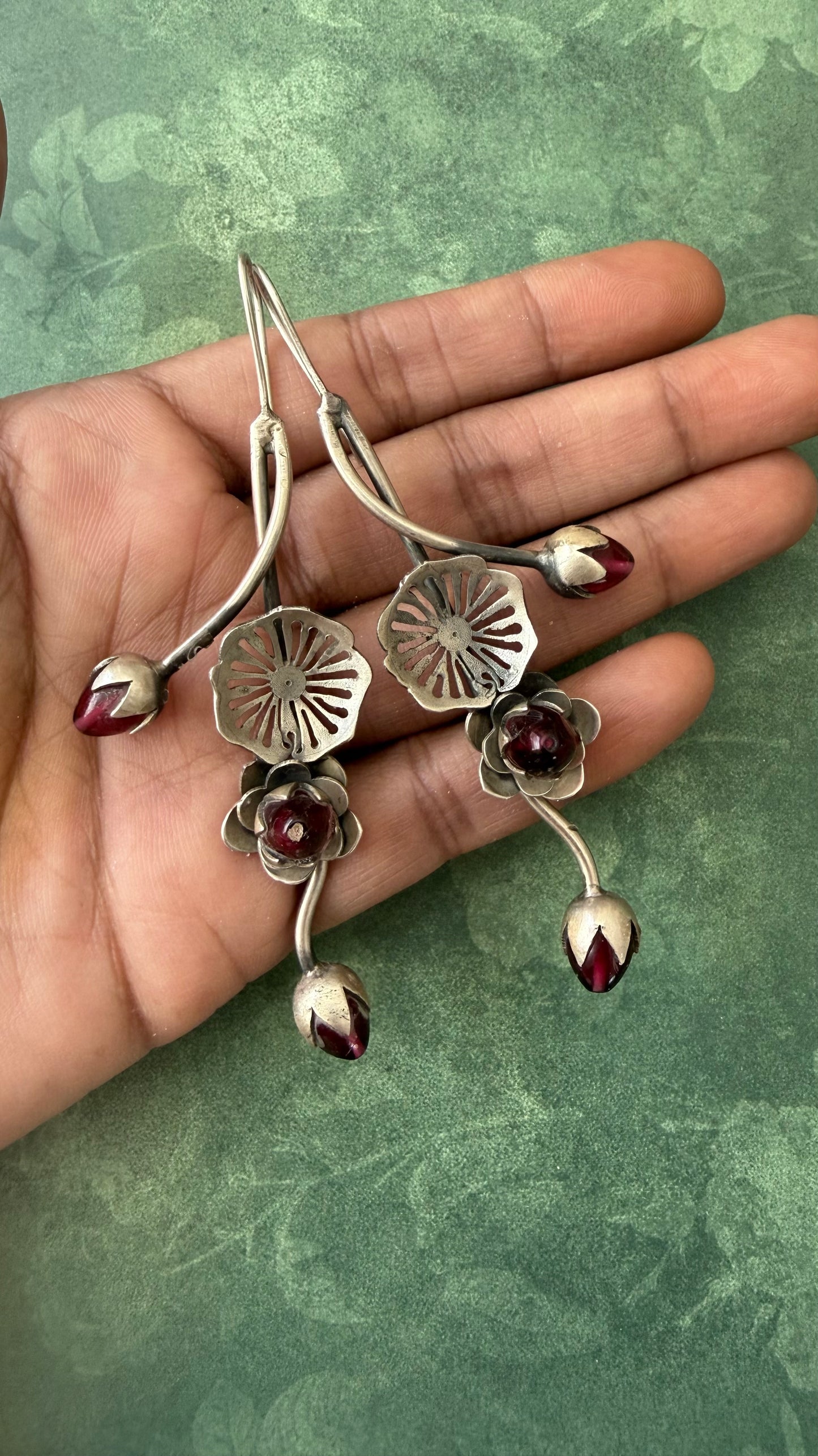 Vana Lotus Bud Drop Earrings