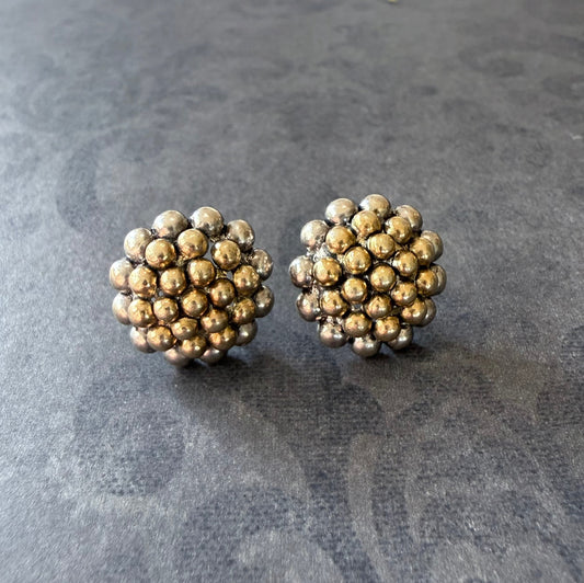 Sonna Silver - Dual-tone earrings