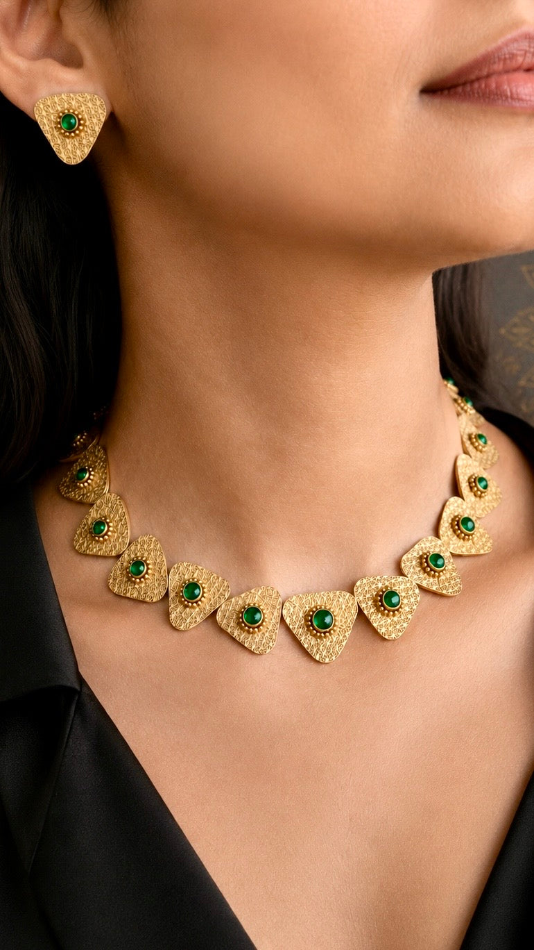 Tarash Necklace – Green