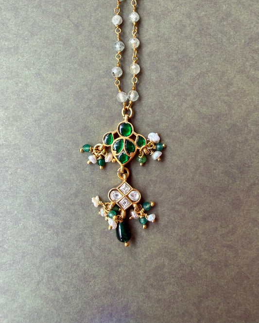 Raani Emerald Pendant Necklace