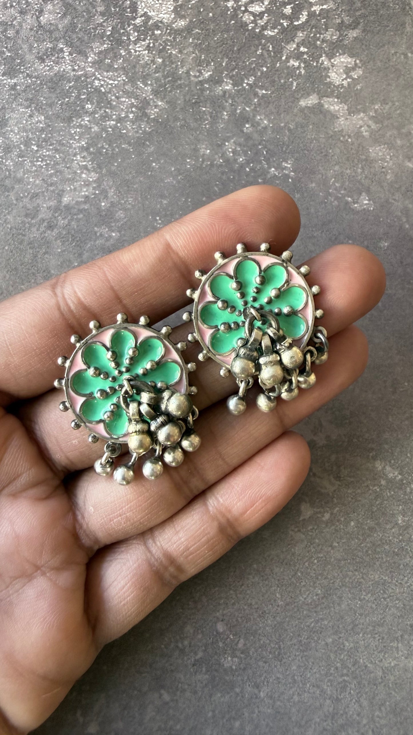Aqua Bloom Studs