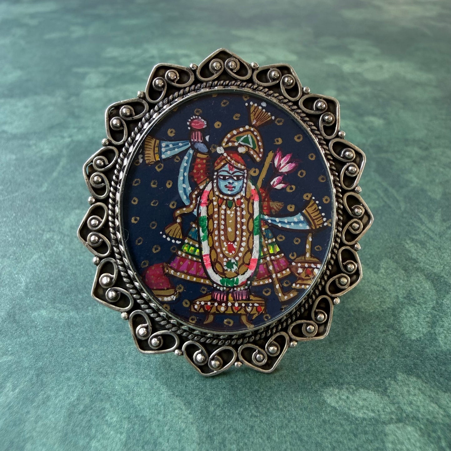 Leela-  Shrinaath Ji Ring (oval)