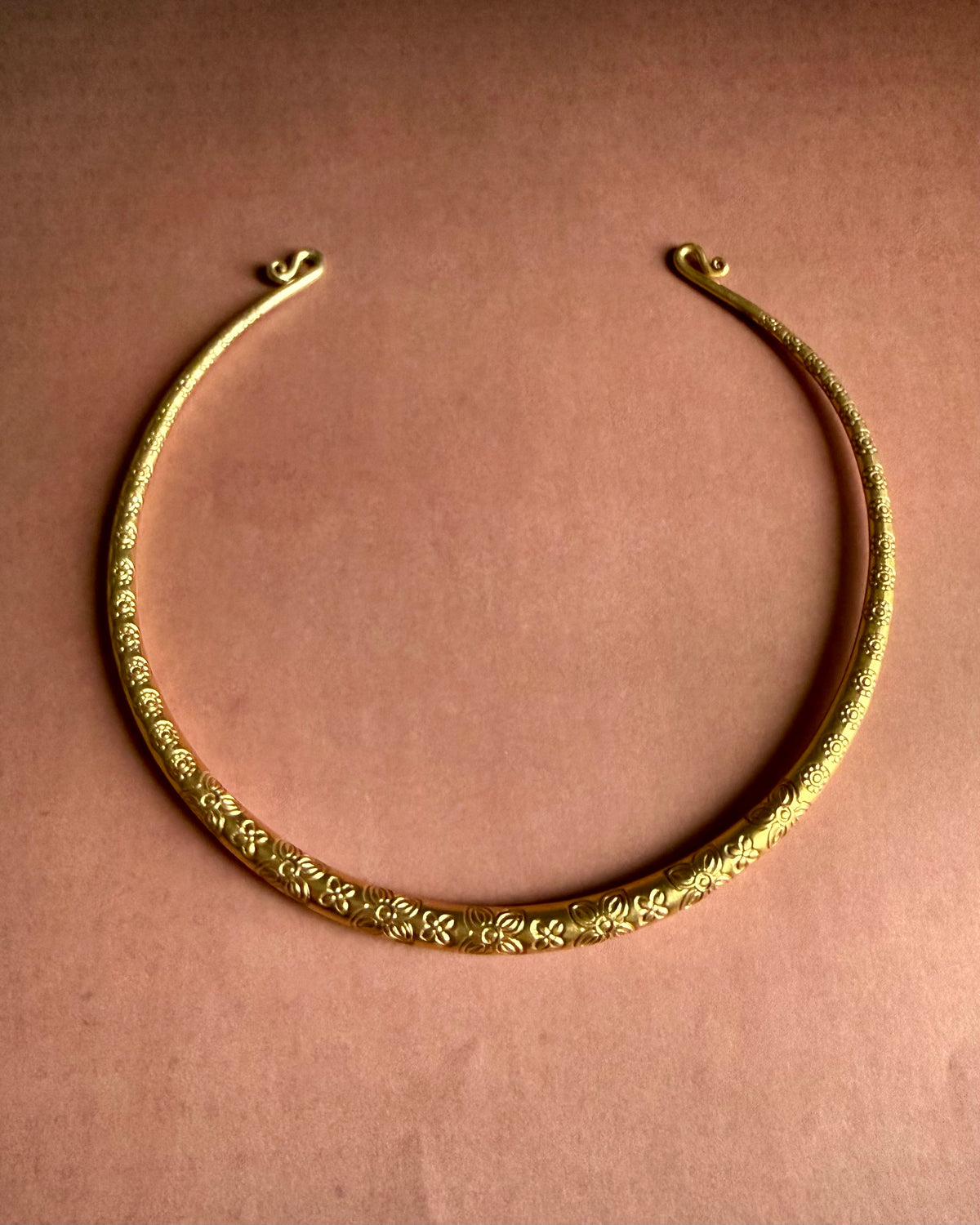 Gul Sunheri Hasli Necklace