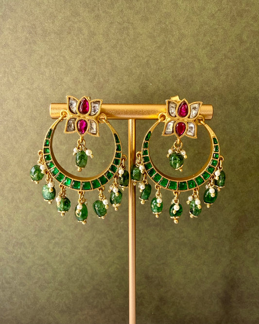 Raani Lotus Chandbali