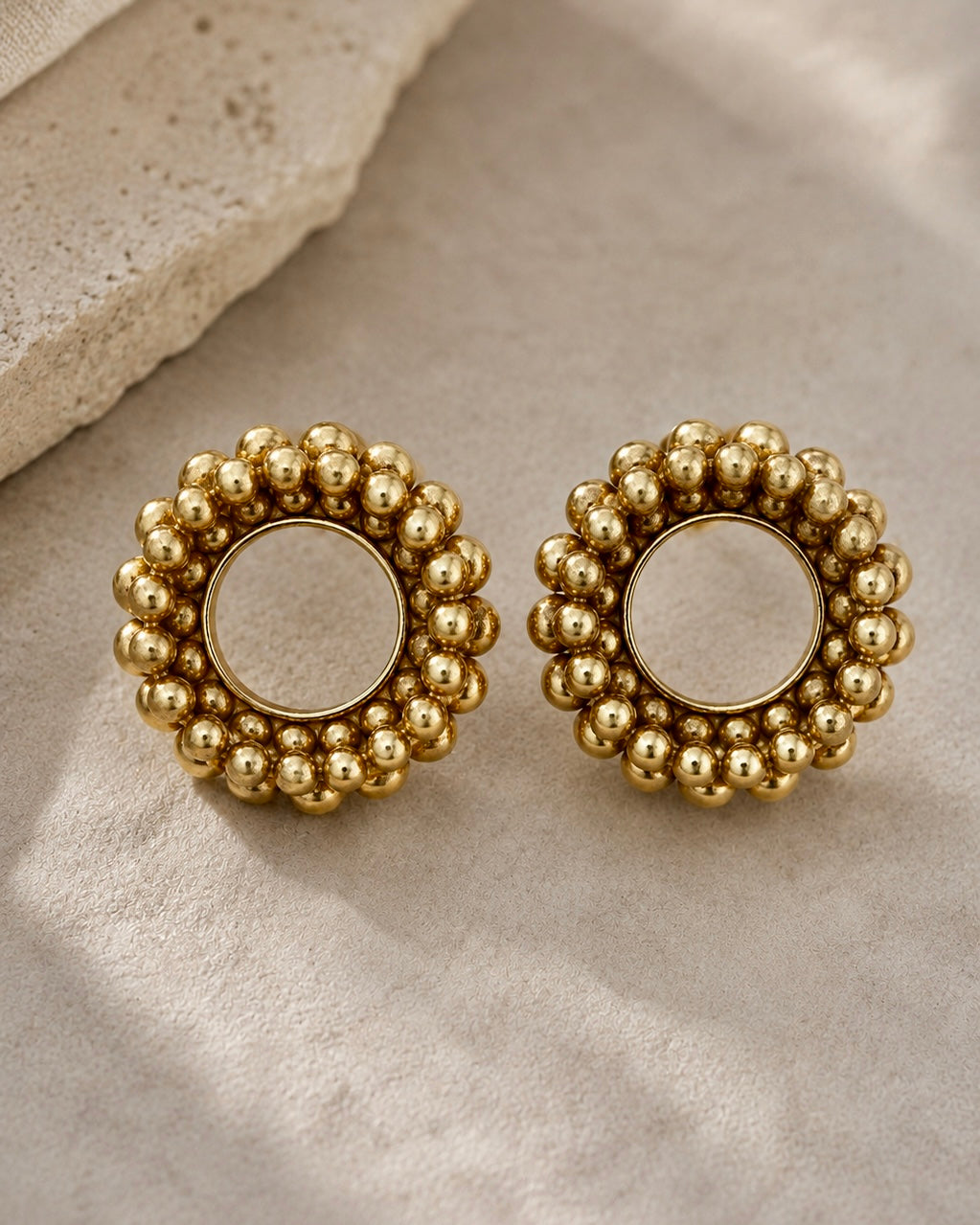 Sun Kissed Halo Studs