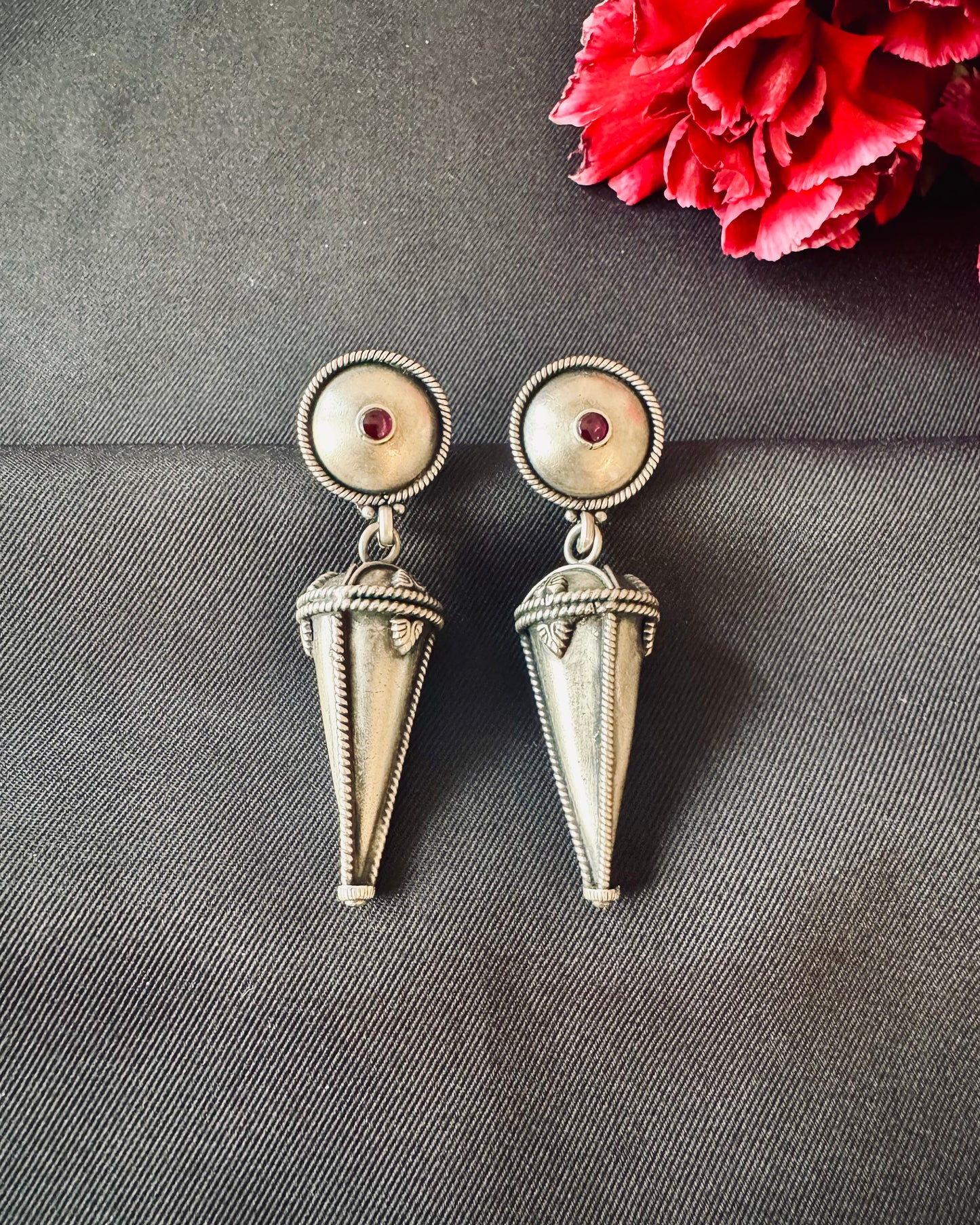 Tricone Earrings