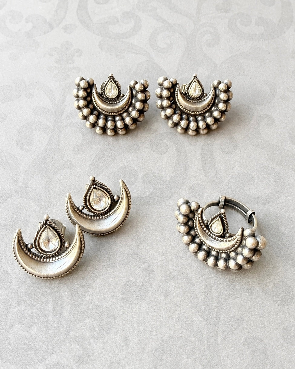 Crescent Noor Studs