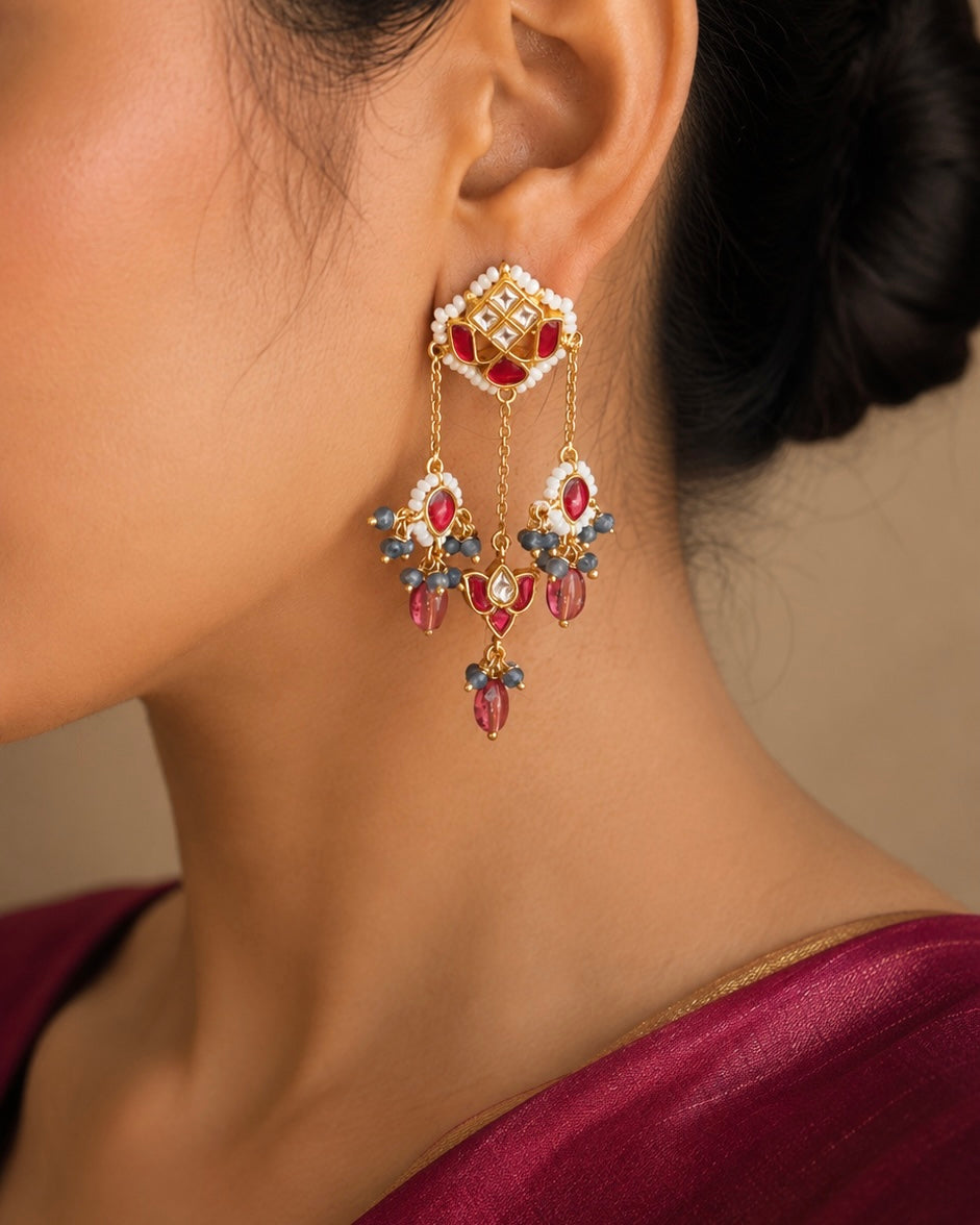 Gulnaar Tassel Earrings