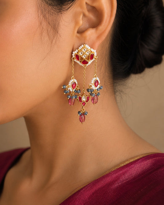 Gulnaar Tassel Earrings