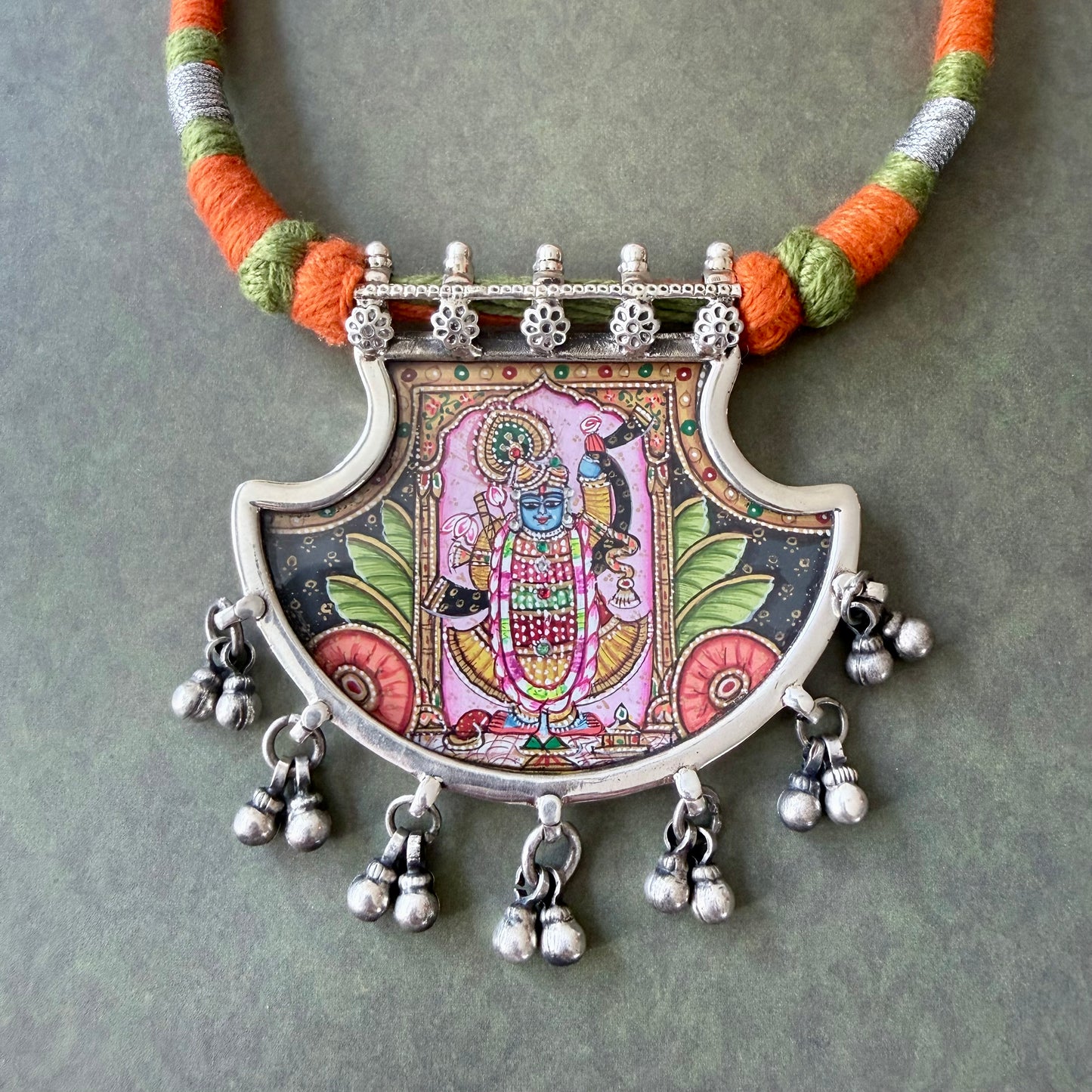 Leela – Shreenath Ji Pendant with Dori