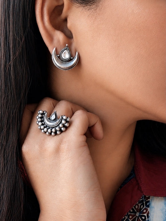 Crescent Noor Studs