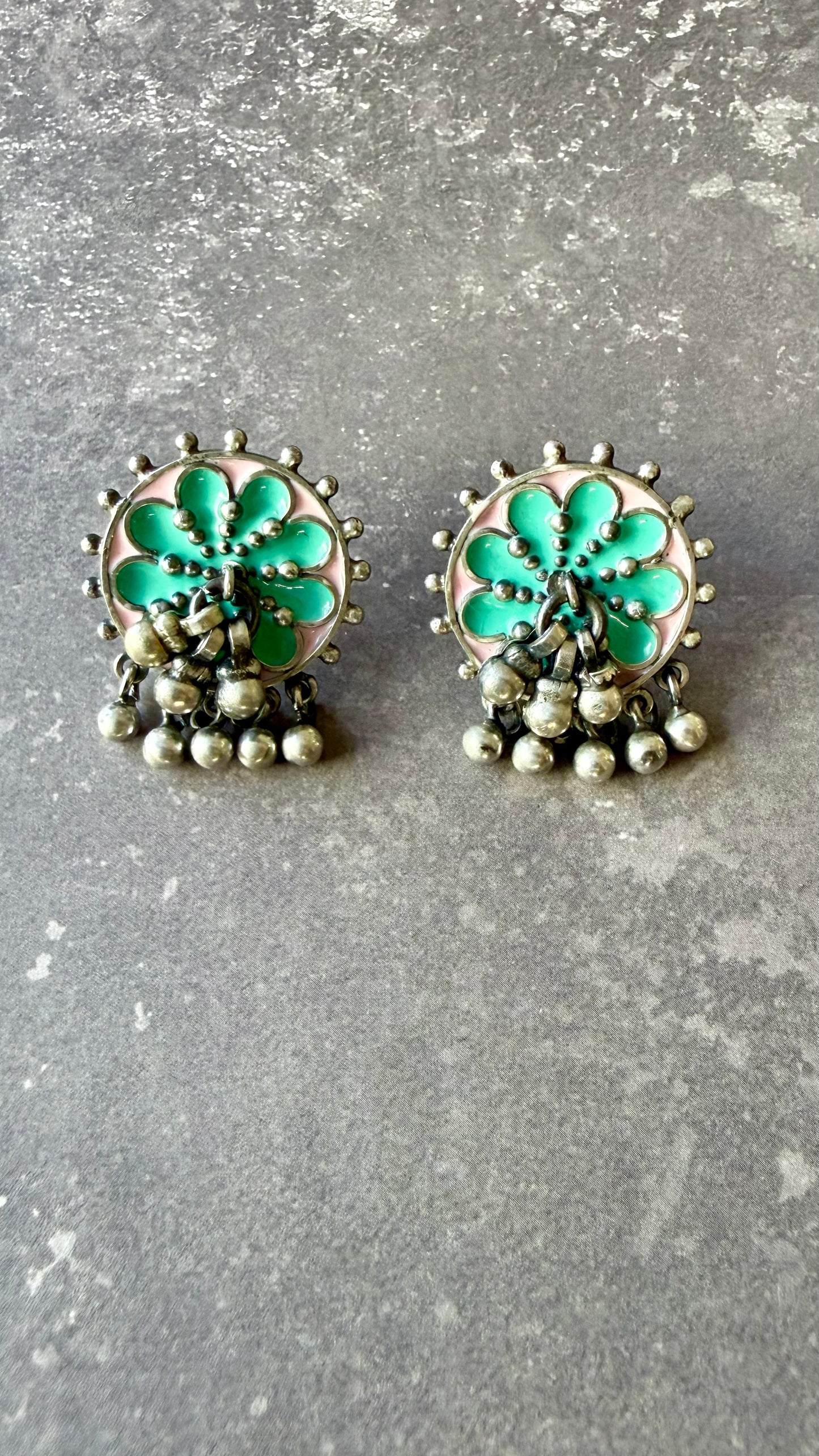 Aqua Bloom Studs