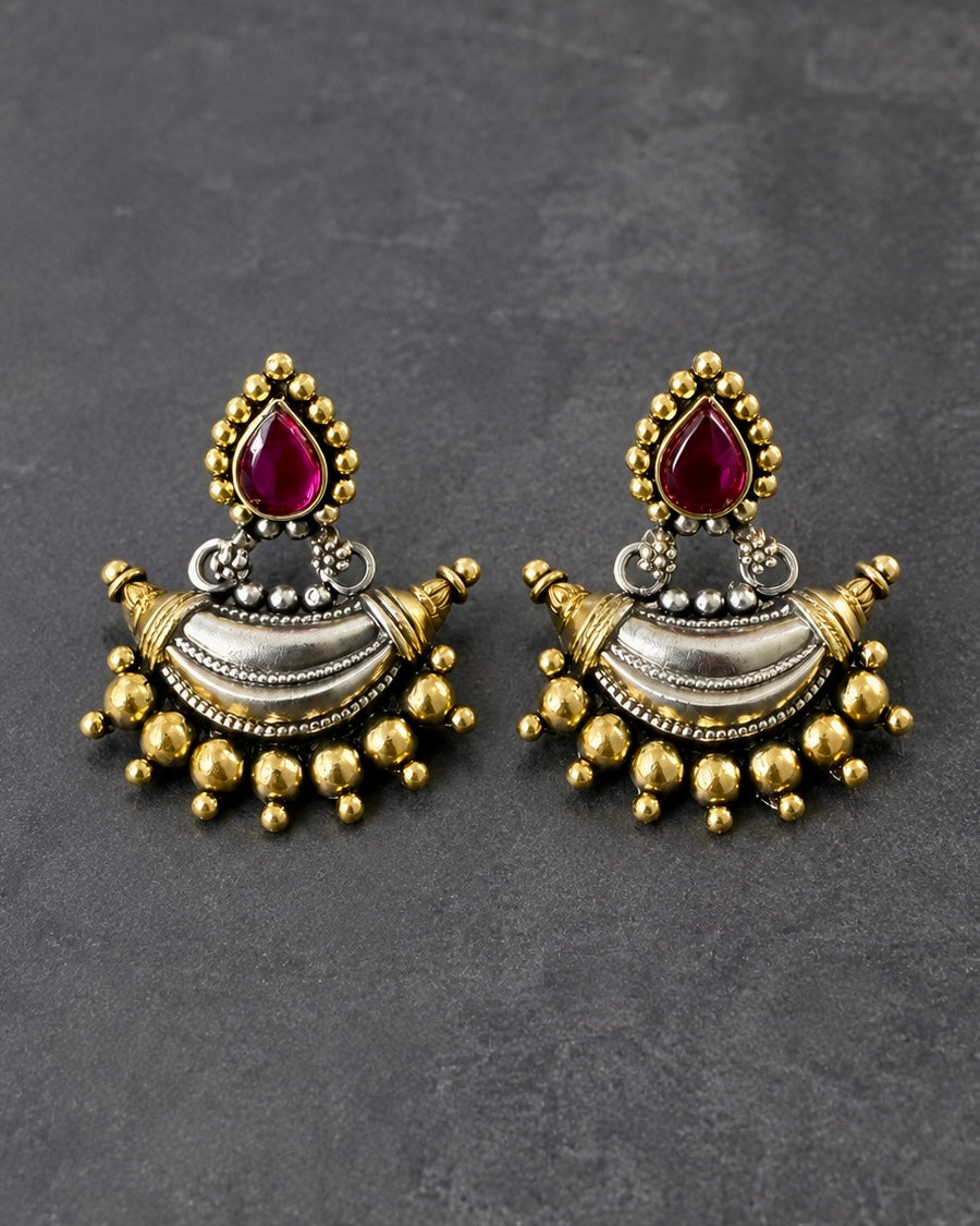 Dia Dual-tone Earrings