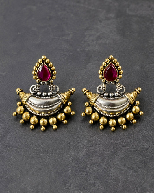 Dia Dual-tone Earrings