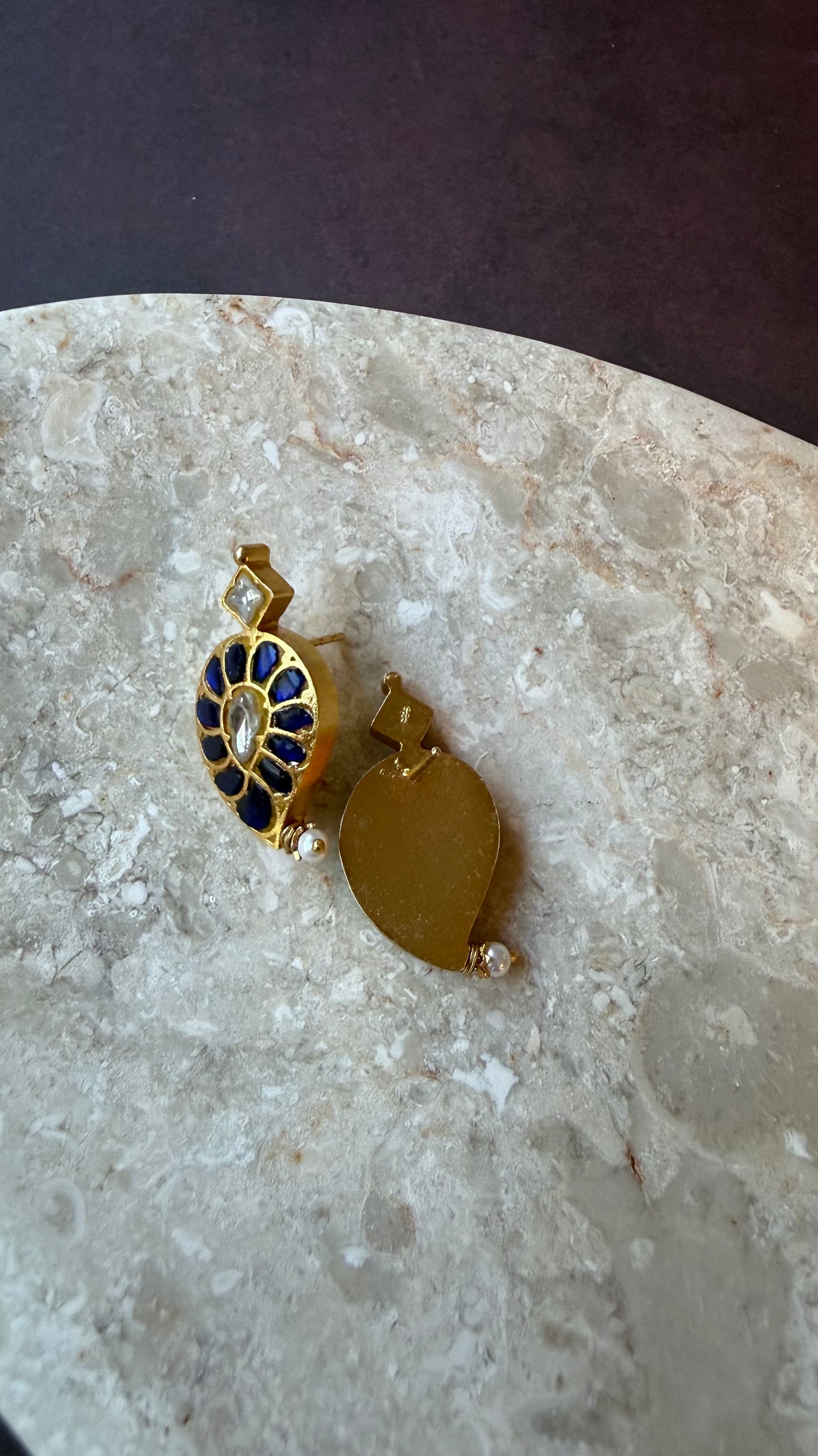 Raani Ambi Earrings – Ruby Pink