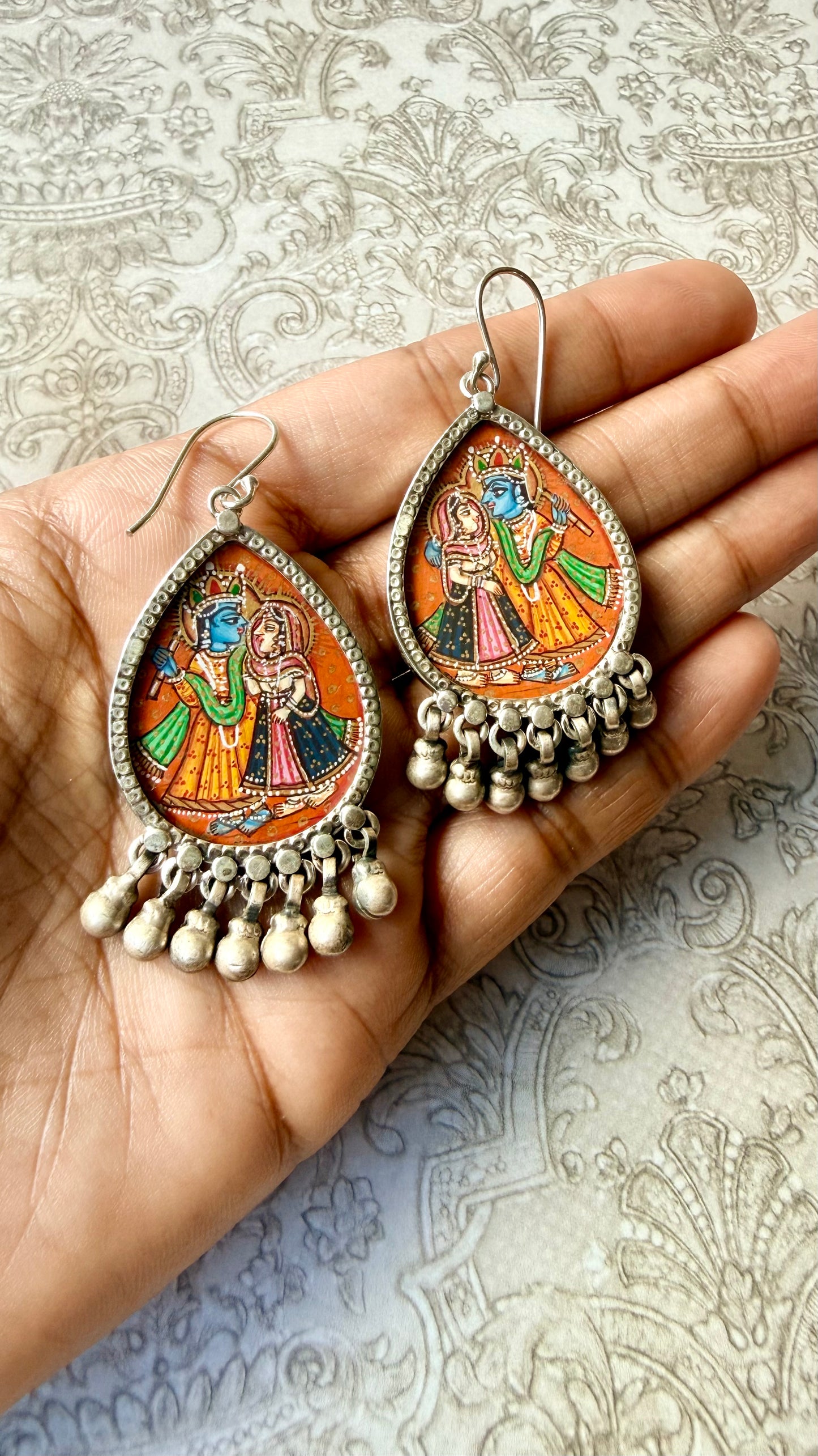Leela – Radha Krishna Drop Earrings