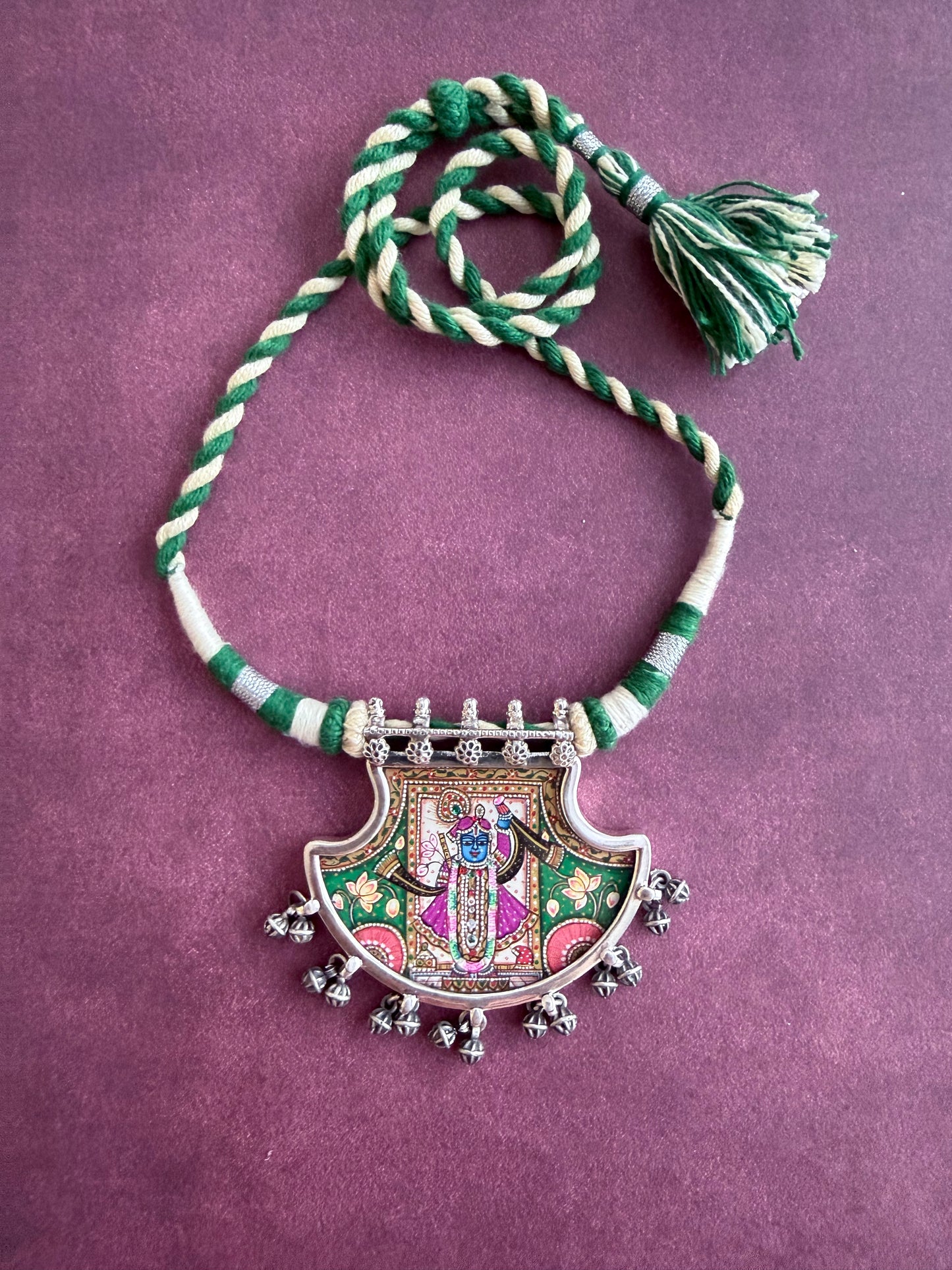 Leela – Shreenath Ji Pendant with Dori