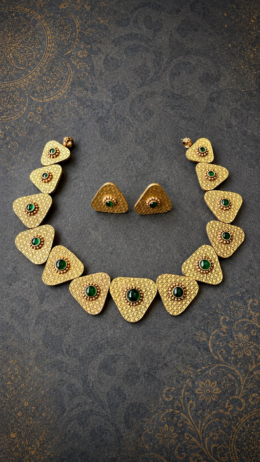 Tarash Necklace – Green