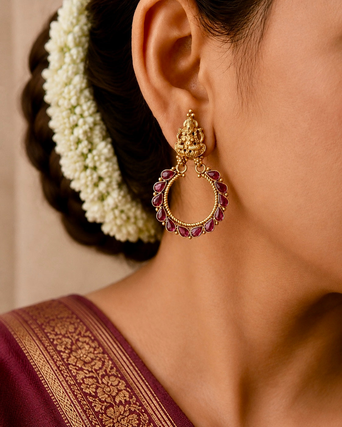 Kamala Ruby Earrings.
