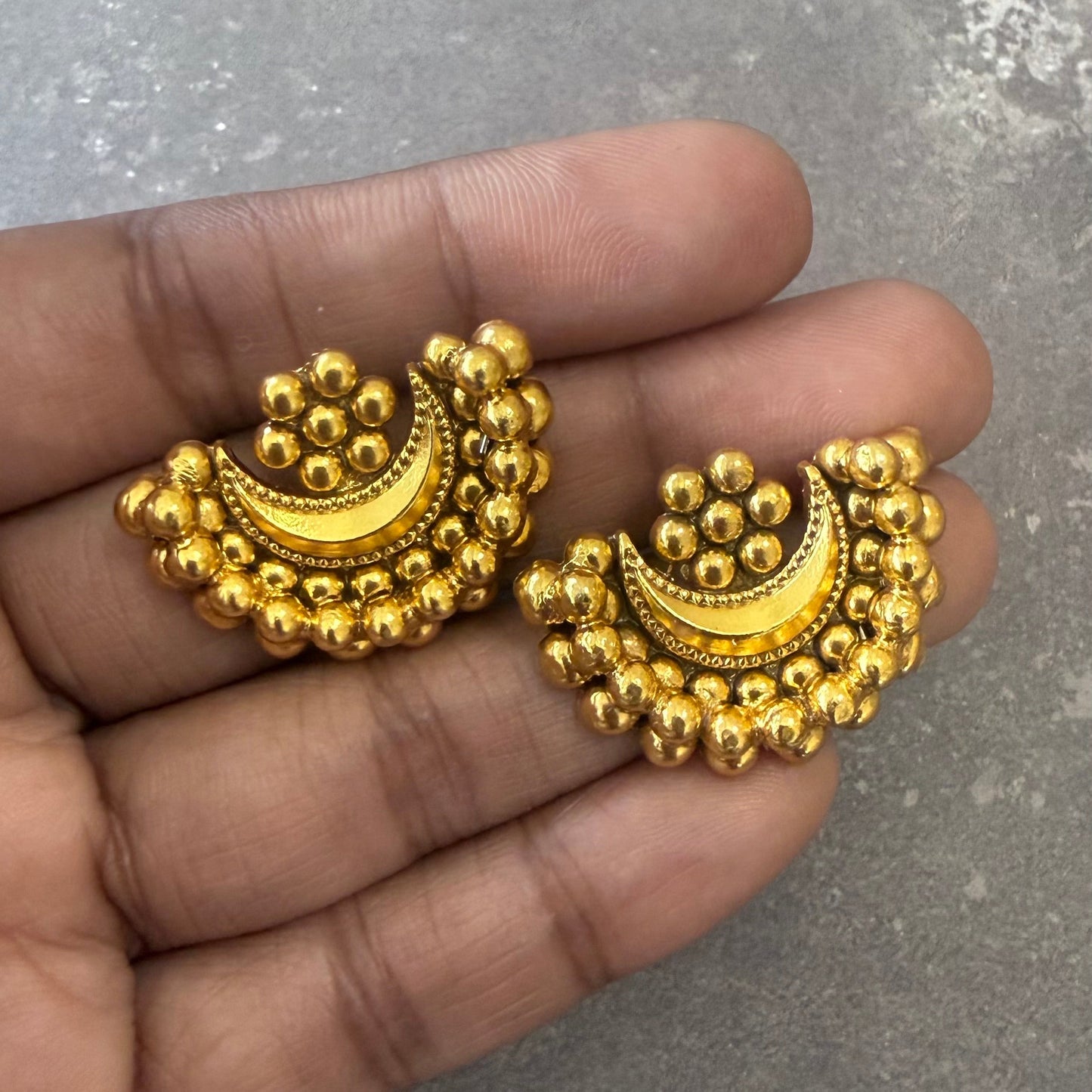 Crescent Bloom Earrings