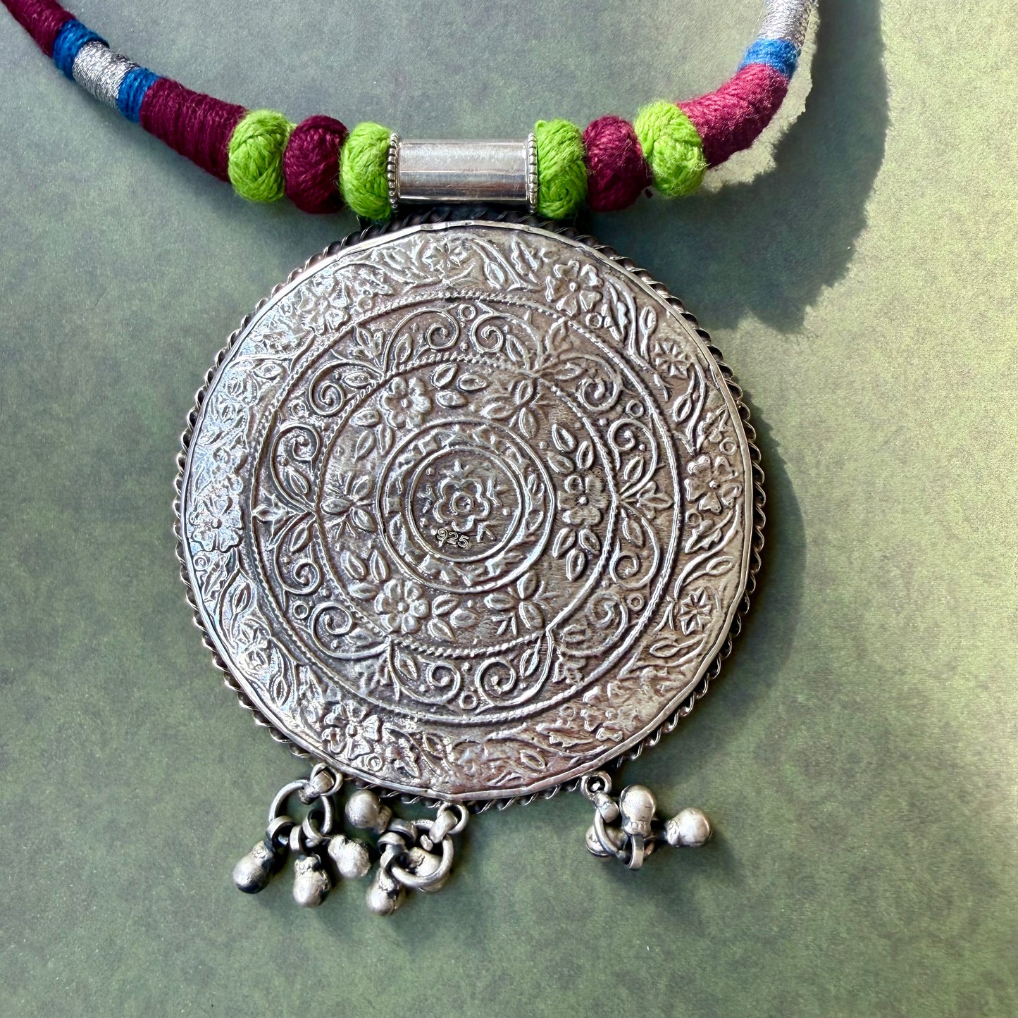 Leela – Radha Krishna Nritya Pendant with Dori