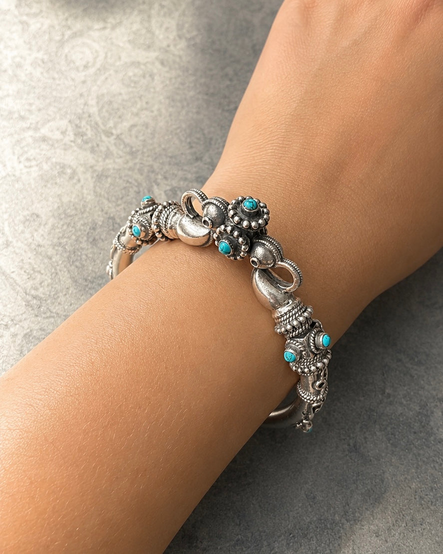 Turquoise Tribal Bangle