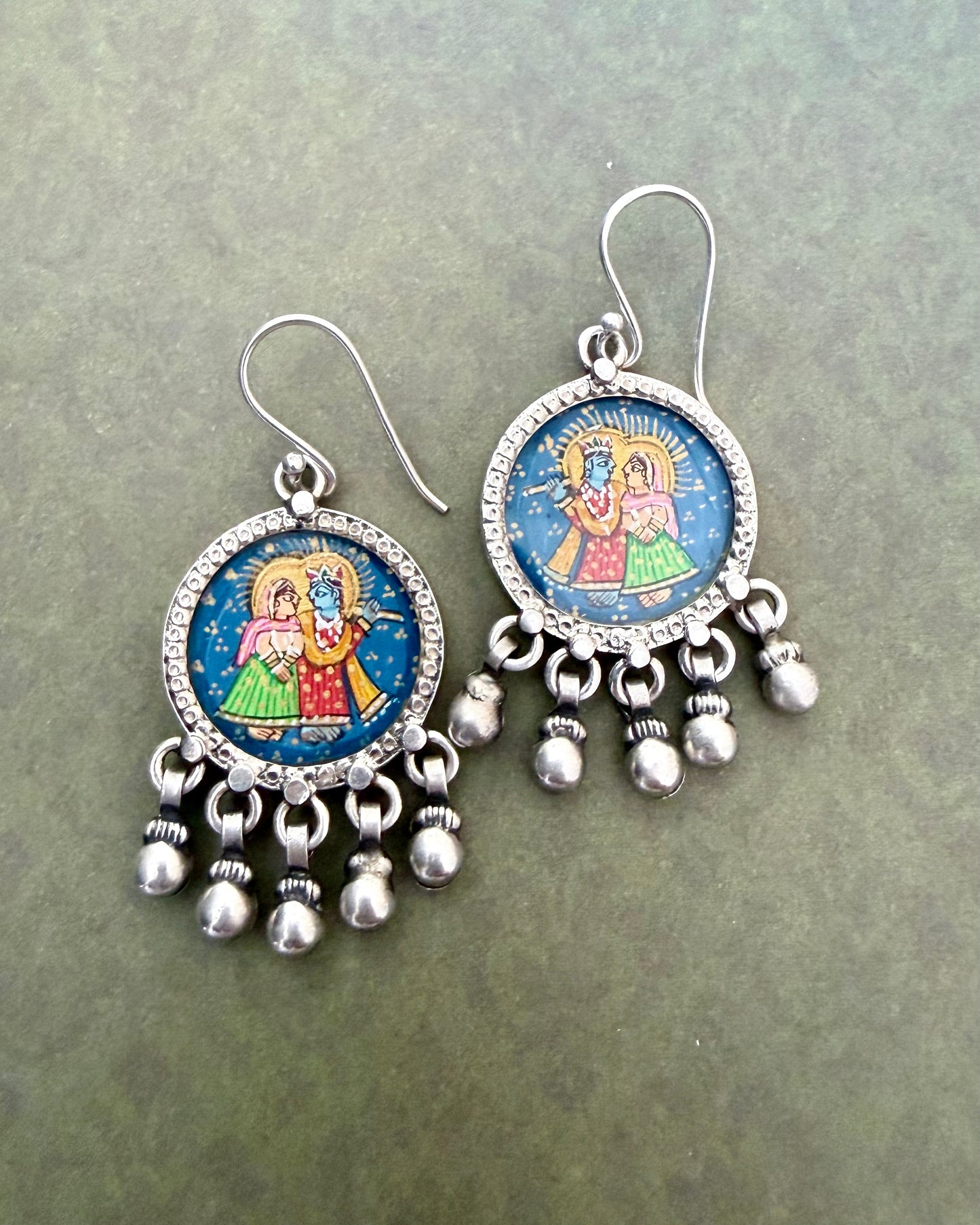Leela – Radha Krishna Drop Earrings