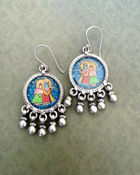 Leela – Radha Krishna Drop Earrings