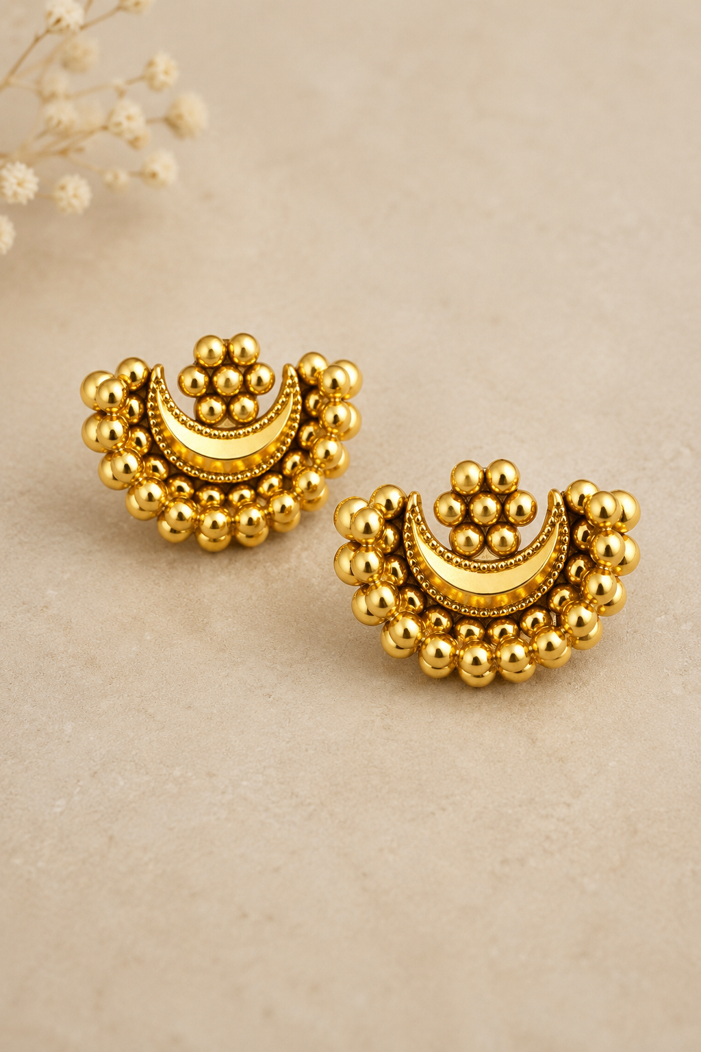 Crescent Bloom Earrings
