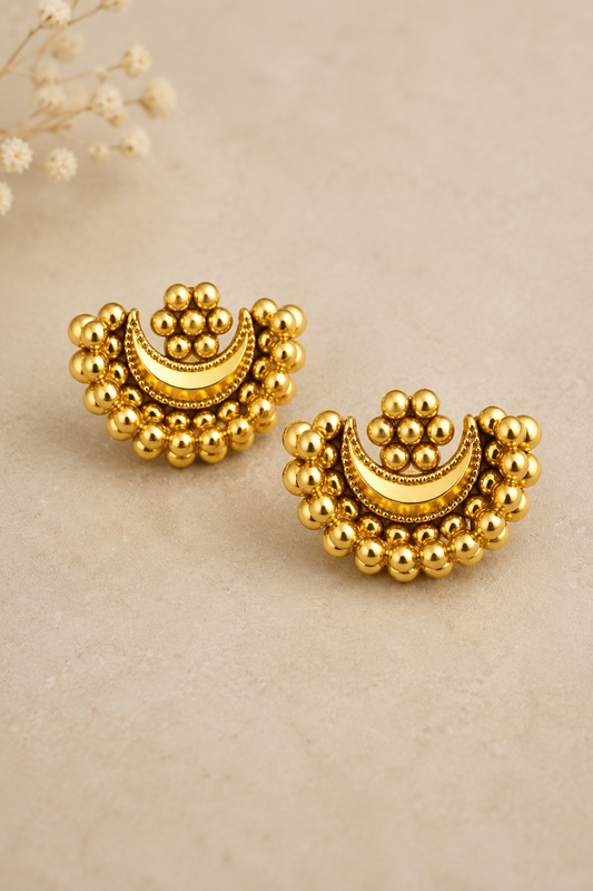 Crescent Bloom Earrings