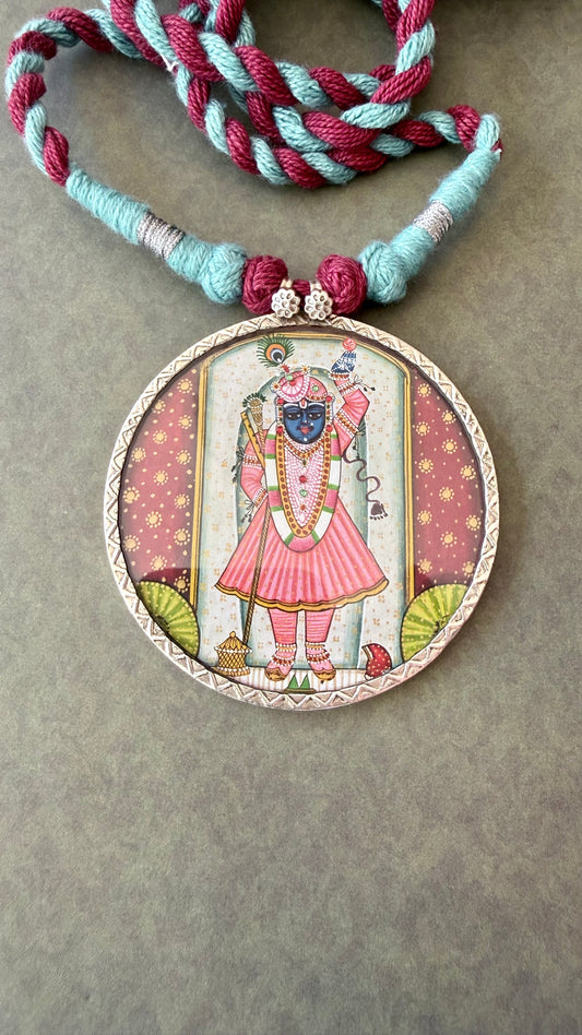 Leela – Shrinath ji Pendant with Dori