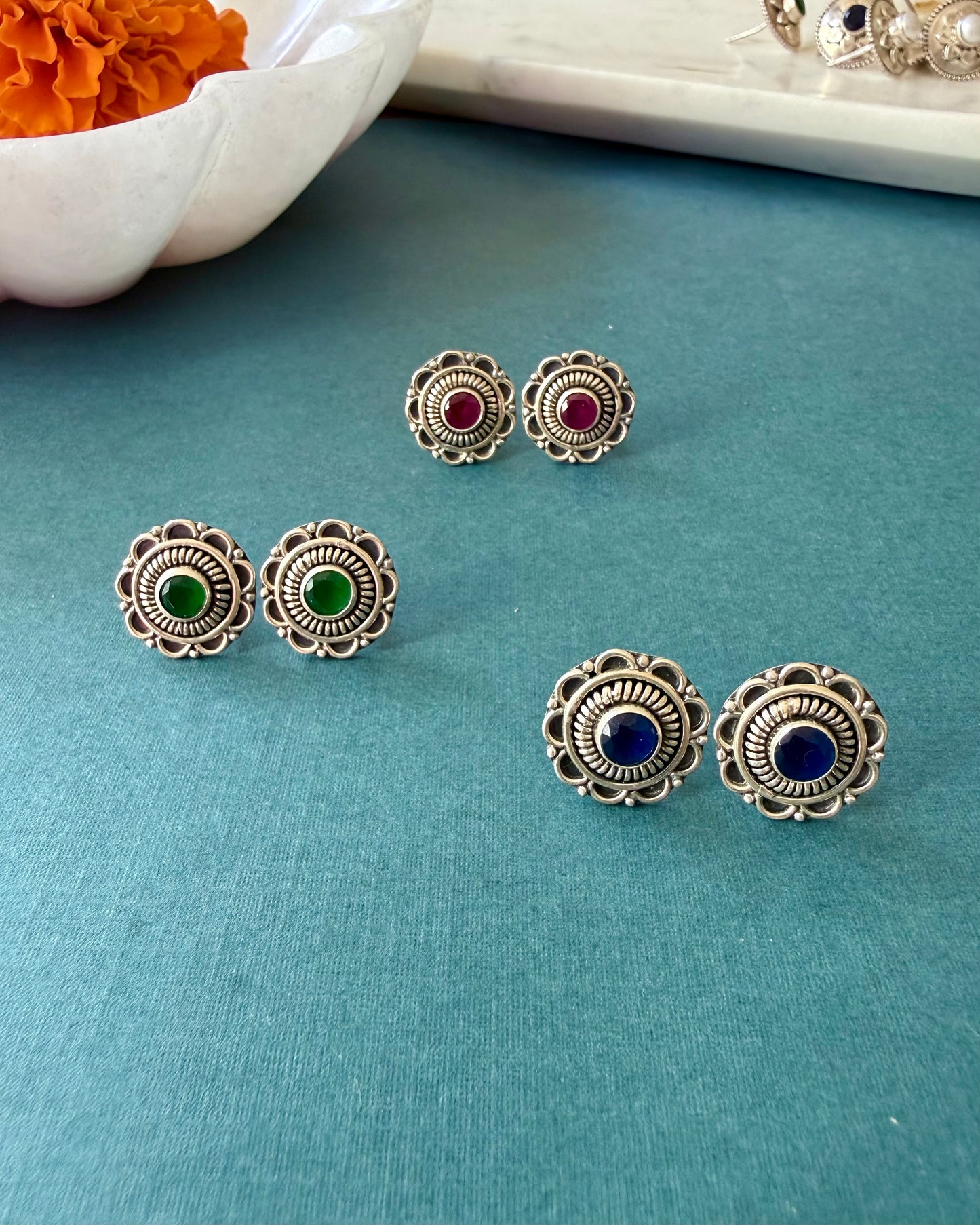 Simple Silver- studs