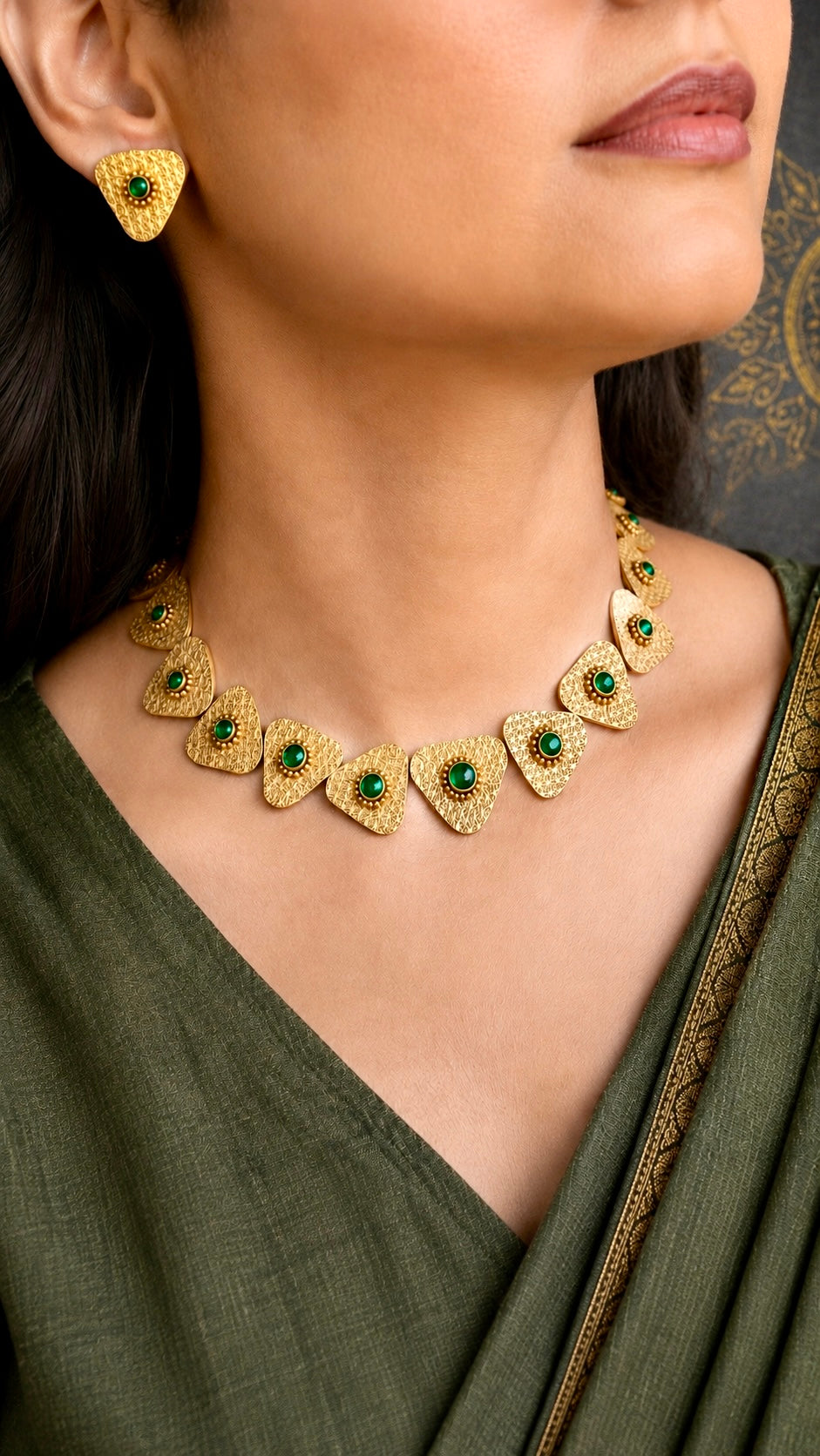 Tarash Necklace – Green