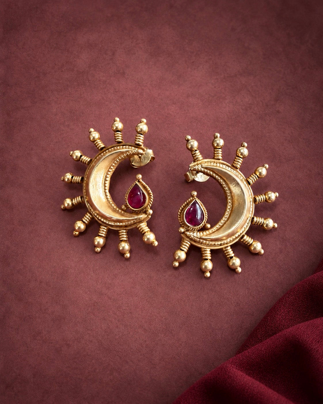 Chandrika Teardrop Earrings