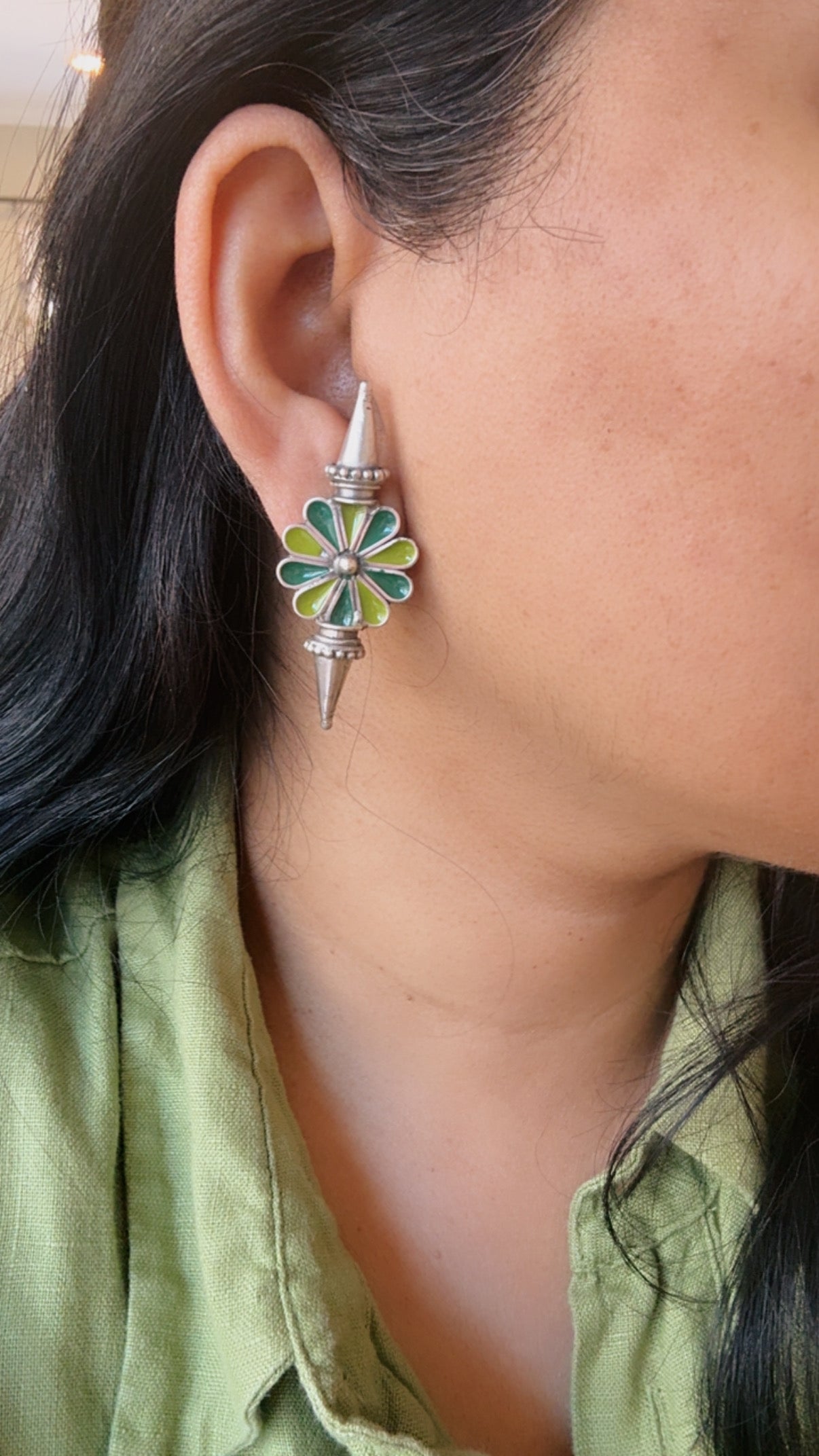 Fern Bloom Studs